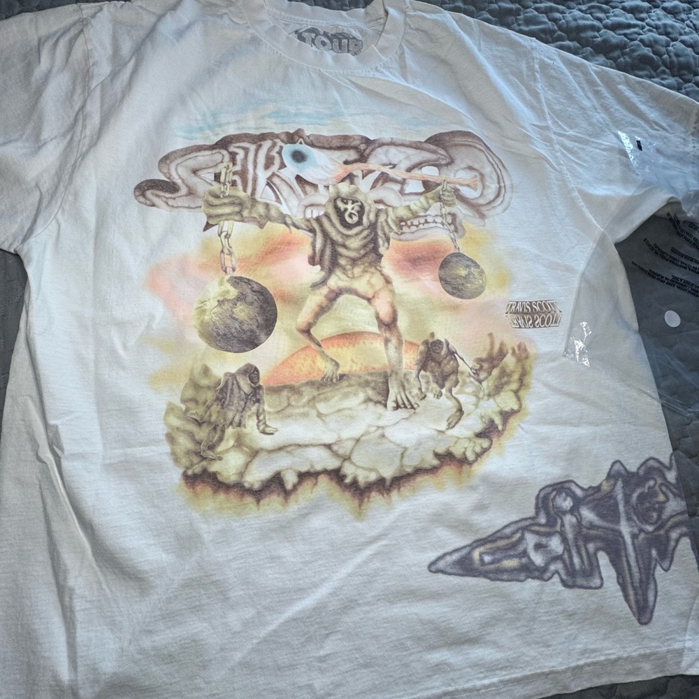 Travis Scott euro “Skitzo” tour tee